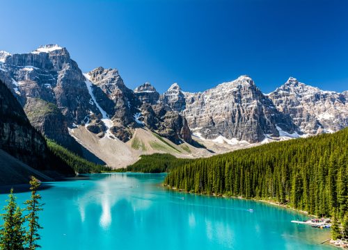 Amazing place to be on earth. Moraine lake, Banff National Park, Alberta, Canada