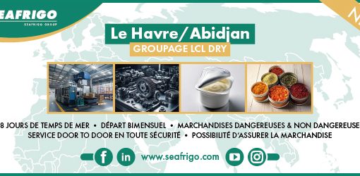 EMAIL BANNER SEAFRIGO LCL LE HAVRE ABIDJAN FRANCAIS 032025