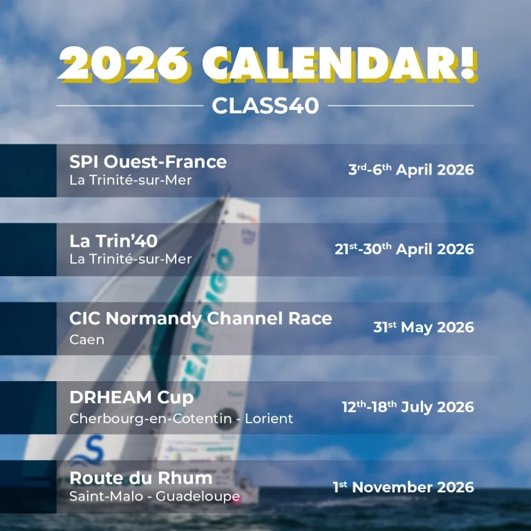 Renouvellement du sponsoring du Class40 Sogestran-Seafrigo en 2026